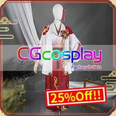 画像1: (25%OFF) バーチャルYouTuber　Vtuber　晴　鬼化衣装　コスプレ衣装 (1)