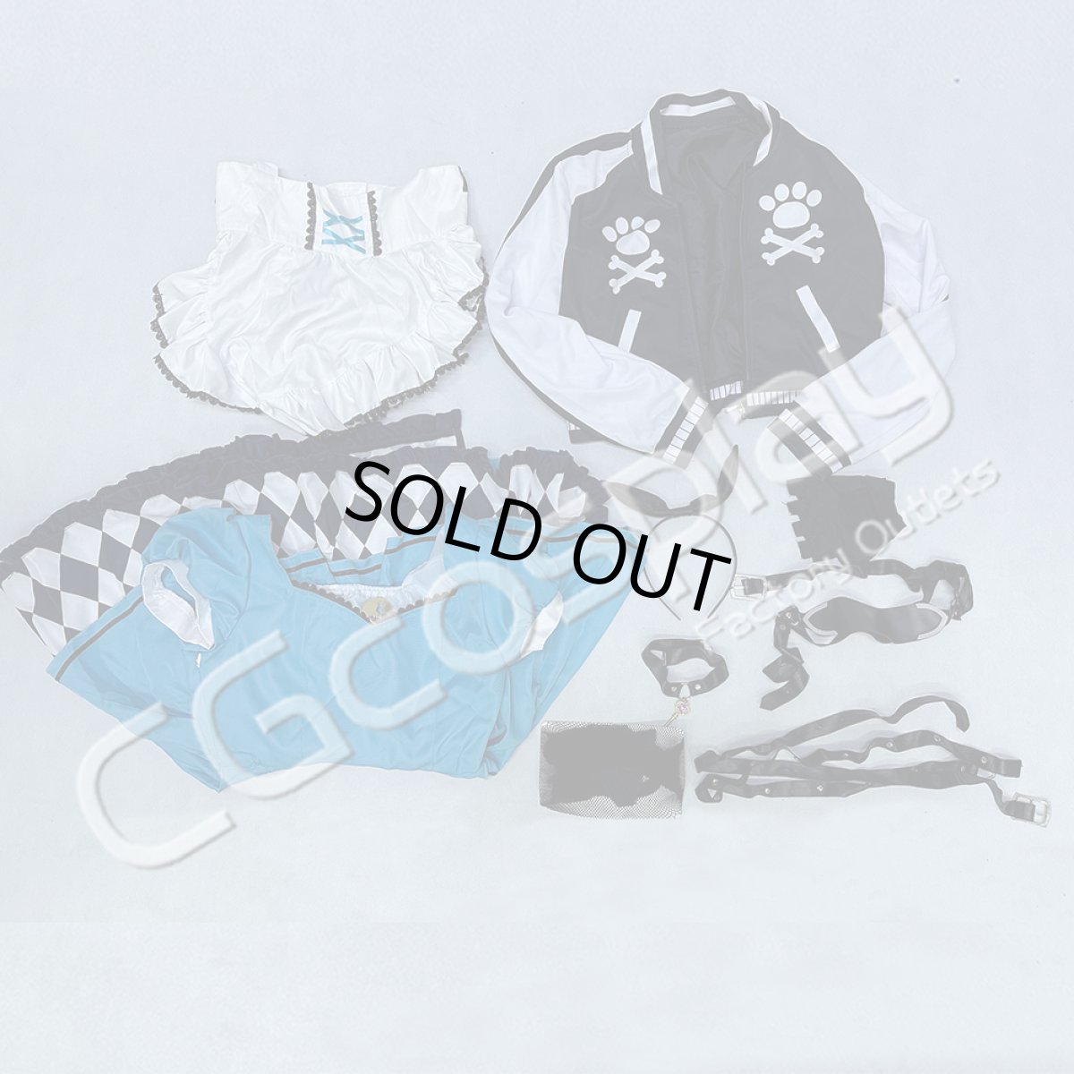 画像2: 特価品　在庫処分　在庫品（翌日発送）　（女性用Mサイズ）　バーチャルYouTuber　VTuber　戌神ころね　アリス衣装　コスプレ衣装 (2)