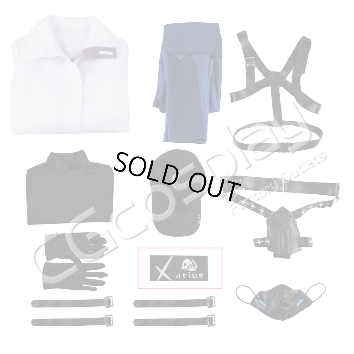 画像2: ブルーアーカイブ　-Blue　Archive-　アリウス分校　錠前サオリ　腕章のみ　バラ売り (2)