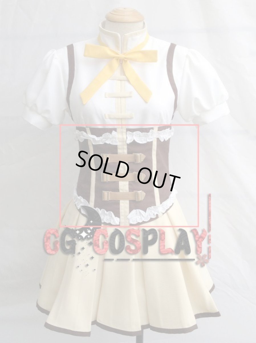 画像2: 魔法少女まどか☆マギカ　巴マミ　ソックス+コルセット+髪飾り(3点)　バラ売り (2)