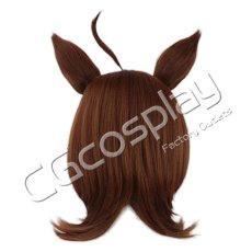 画像4: ウマ娘プリティーダービー　アグネスタキオン　コスプレウィッグ　コスプレ衣装 (4)