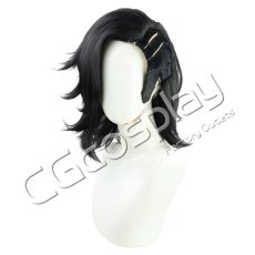 画像2: 東京卍リベンジャーズ　九井一　コスプレウィッグ　コスプレ衣装 (2)