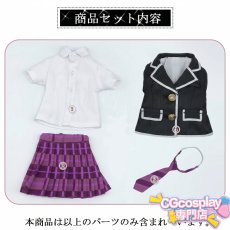 画像3: 20%off　在庫あり　ドール衣装　cos　コスプレ　セーラー服　制服　チェック柄スカート　BJD　1/4　MDD対応　球体関節人形用　ドール用 (3)
