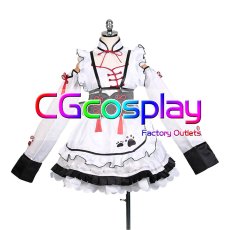画像1: VTuber　花芽なずな　チャイナメイド　コスプレ衣装 (1)