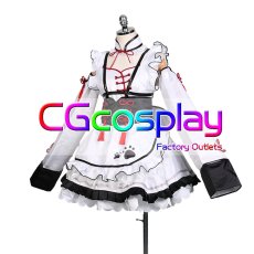 画像2: VTuber　花芽なずな　チャイナメイド　コスプレ衣装 (2)
