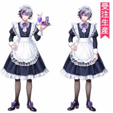 画像1: 受注生産　バーチャルYouTuber　VTuber　不破湊　メイド服　コスプレ衣装 (1)
