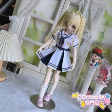 画像2: モルフォニカ　モニカ　全員　夏制服　八潮 瑠唯 |倉田 ましろ |二葉 つくし | 広町 七深 |桐ヶ谷 透子　ドール衣装　cos　コスプレ　MDD対応　1/4ドール用　かわいい　春コーデ　アニメ　漫画　キャラクター　アニメキャラ (2)