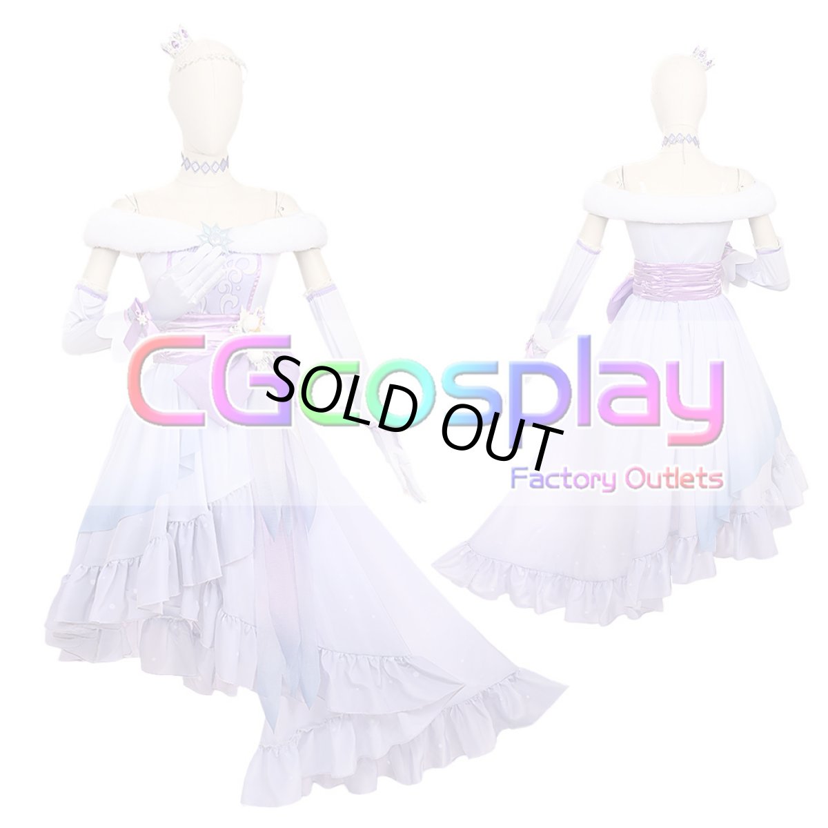 画像12: 「一部在庫」ウマ娘プリティーダービー 　ウマ娘　Glacialis Vega　アドマイヤベガ　クリスマス　コスプレ衣装 (12)