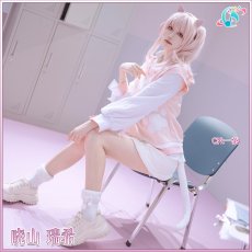 画像3: プロジェクトセカイ カラフルステージ！ feat. 初音ミク　ドーナツとピース！　暁山瑞希　cute white kitty 　コスプレ衣装　イヤホーン追加可（サンプル衣装製作完了）  (3)
