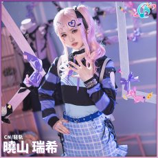 画像6: プロジェクトセカイ カラフルステージ！ 25時、ナイトコードで。　星3　弟くんにも聞いちゃおー！　暁山瑞希　コスプレ衣装 (6)