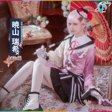 画像7: プロジェクトセカイ カラフルステージ！ feat. 初音ミク　[優しさに励まされて]　暁山 瑞希　和風ロリータファッション　コスプレ衣装 (7)