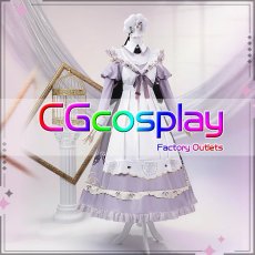 画像2: プロジェクトセカイ カラフルステージ！ feat. 初音ミク　プロセカ　楽しい腹の探り合い　暁山瑞希　Sugary Maid　コスプレ衣装 (2)