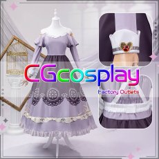 画像5: プロジェクトセカイ カラフルステージ！ feat. 初音ミク　プロセカ　楽しい腹の探り合い　暁山瑞希　Sugary Maid　コスプレ衣装 (5)