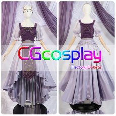 画像1: BanGDream!（バンドリ！）　Roselia　「Sei　stark」　ライブ衣装　宇田川あこ　コスプレ衣装 (1)