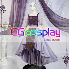 画像3: BanGDream!（バンドリ！）　Roselia　「Sei　stark」　ライブ衣装　宇田川あこ　コスプレ衣装 (3)