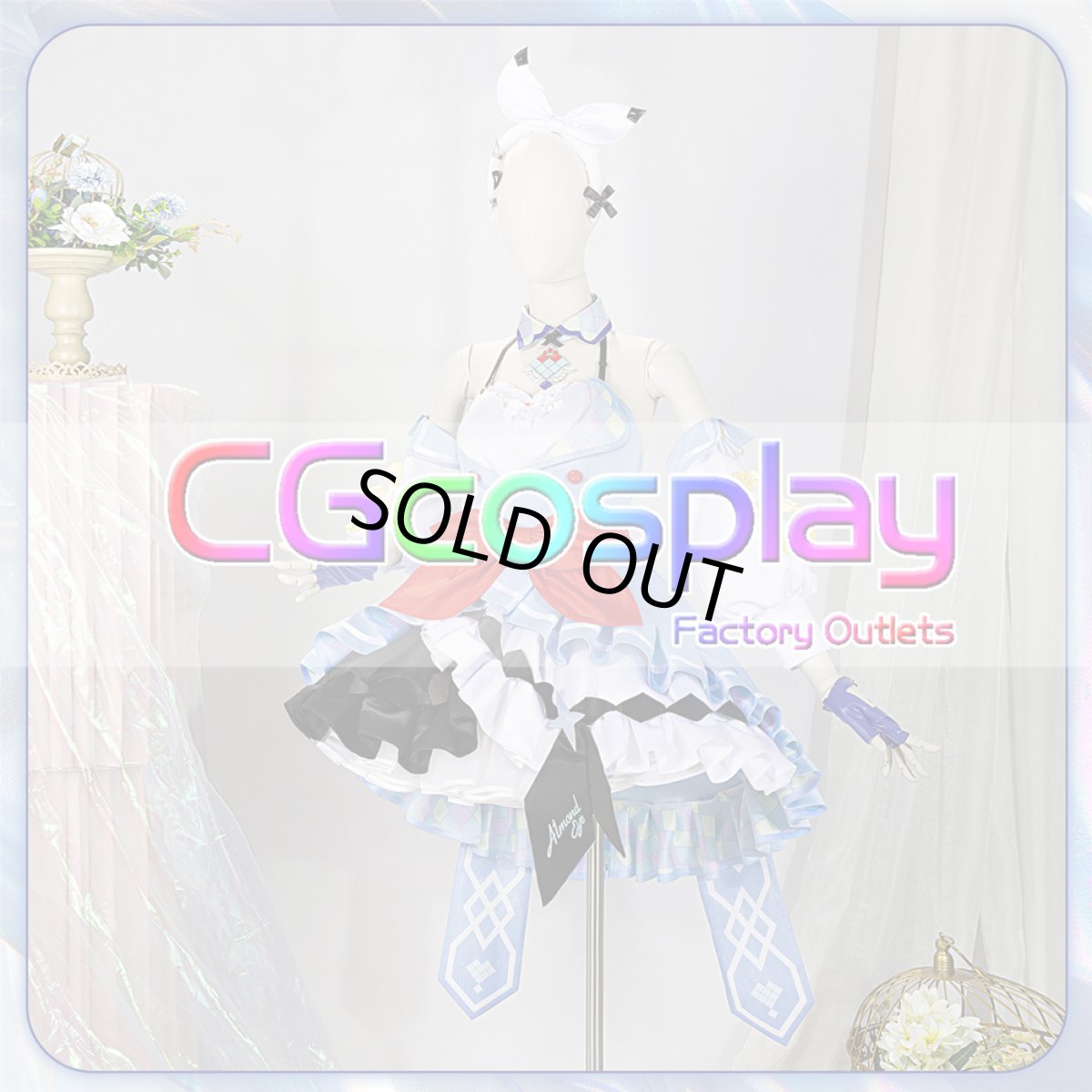 画像10: 「一部在庫」ウマ娘プリティーダービー 　ウマ娘　アーモンドアイ　勝負服　コスプレ衣装 (10)