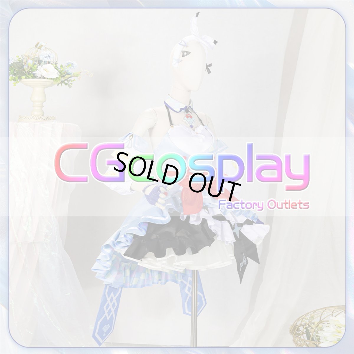 画像11: 「一部在庫」ウマ娘プリティーダービー 　ウマ娘　アーモンドアイ　勝負服　コスプレ衣装 (11)