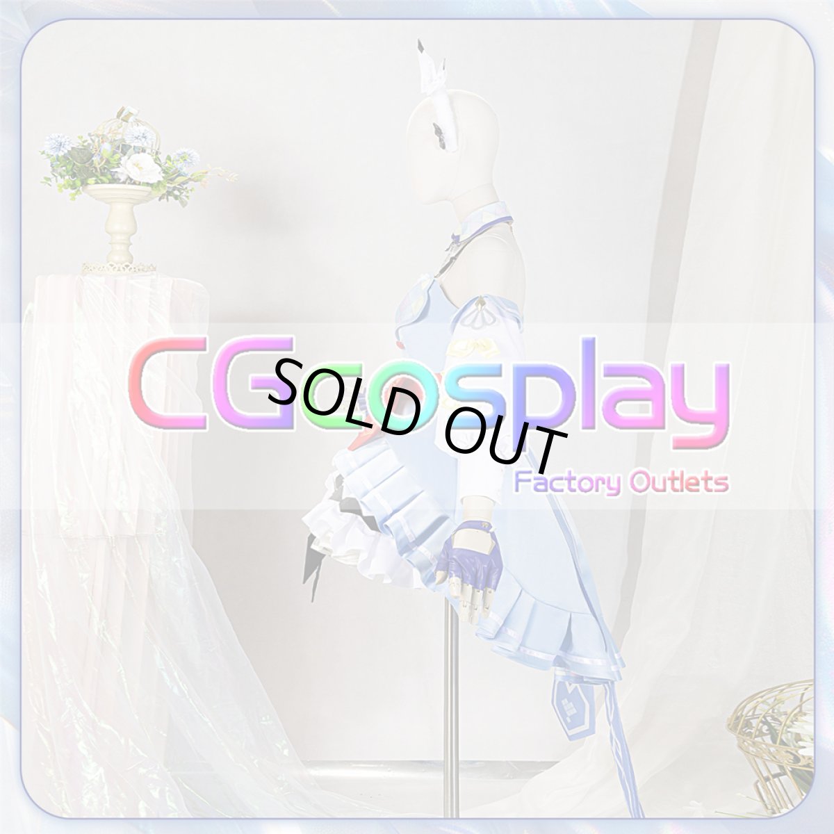 画像12: 「一部在庫」ウマ娘プリティーダービー 　ウマ娘　アーモンドアイ　勝負服　コスプレ衣装 (12)