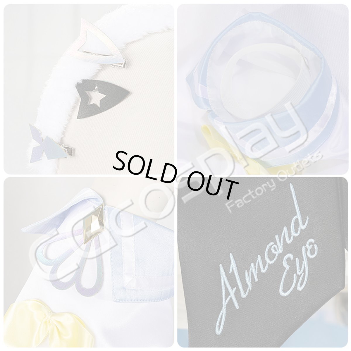 画像13: 「一部在庫」ウマ娘プリティーダービー 　ウマ娘　アーモンドアイ　勝負服　コスプレ衣装 (13)