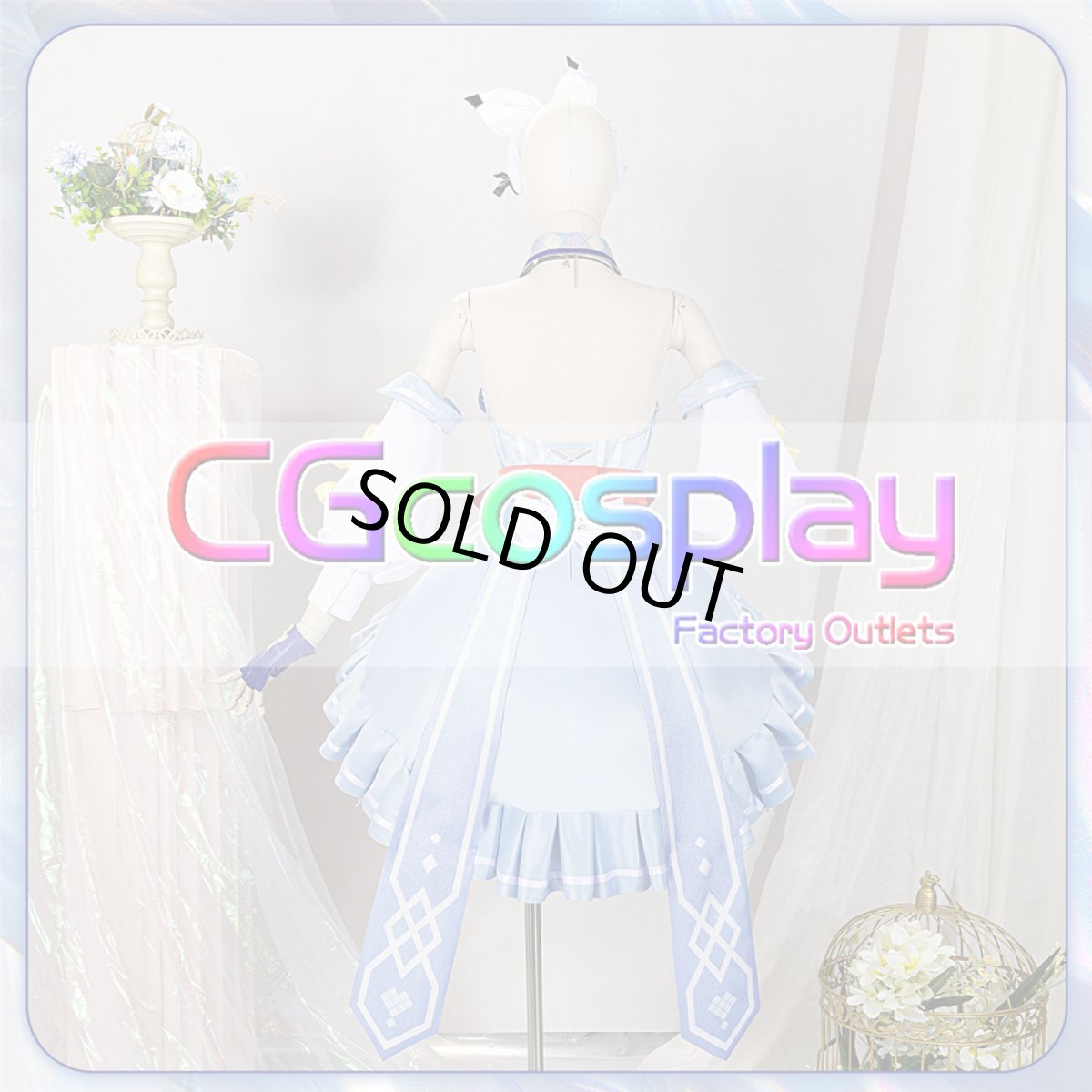 画像9: 「一部在庫」ウマ娘プリティーダービー 　ウマ娘　アーモンドアイ　勝負服　コスプレ衣装 (9)