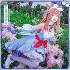 画像1: 「一部在庫」ウマ娘プリティーダービー 　ウマ娘　アーモンドアイ　勝負服　コスプレ衣装 (1)