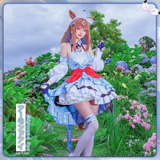 画像4: 「一部在庫」ウマ娘プリティーダービー 　ウマ娘　アーモンドアイ　勝負服　コスプレ衣装 (4)