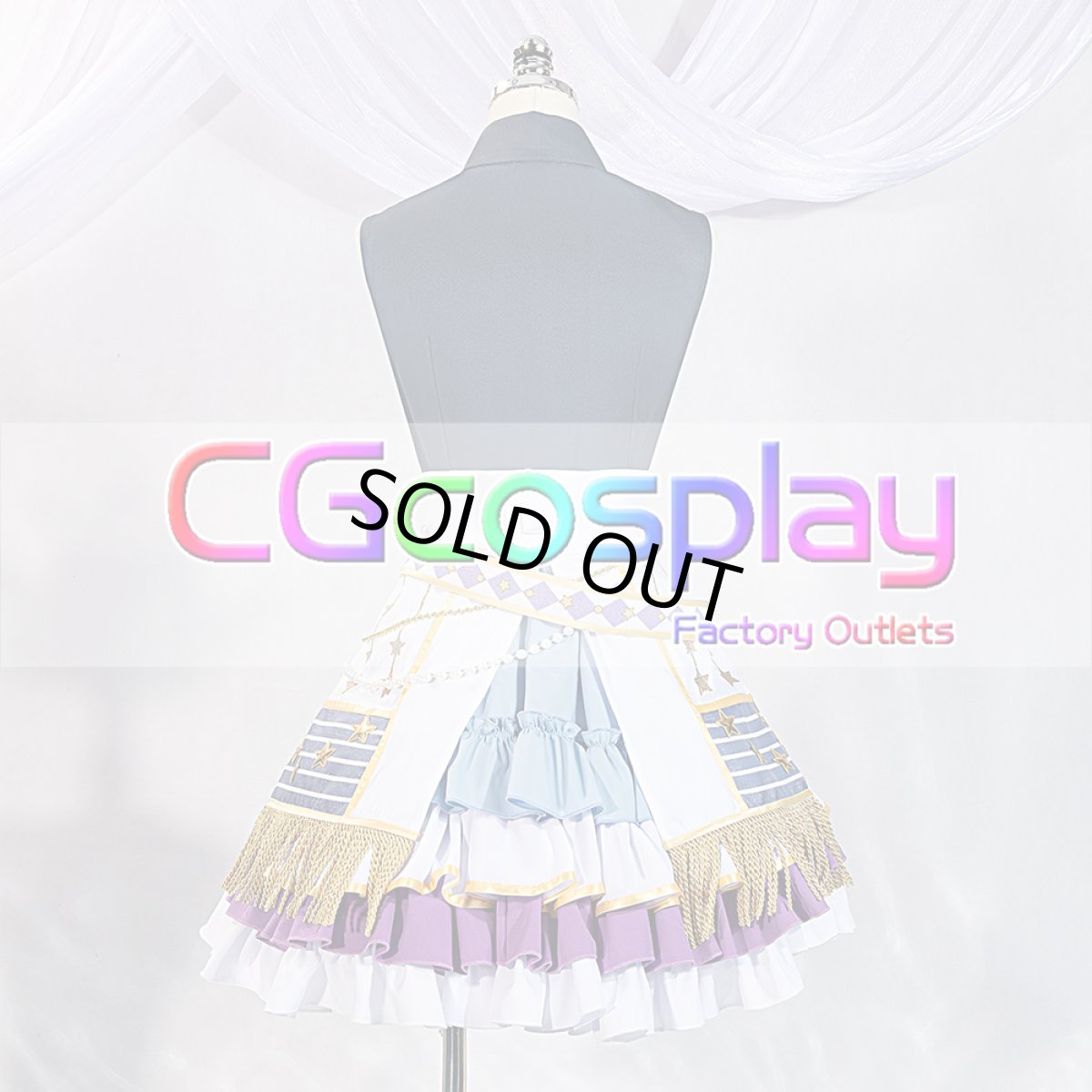 画像5: 「一部在庫」BanG　Dream!（バンドリ！）　Poppin'Party　あの頃からずっと　市ヶ谷有咲　コスプレ衣装 (5)