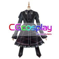 画像11: プロジェクトセカイ カラフルステージ!feat.初音ミク　ディムライト・ゴシック　朝比奈まふゆ　コスプレ衣装 (11)