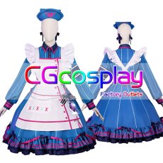 画像4: プロジェクトセカイ カラフルステージ！ feat. 初音ミク　猫耳おばけの案内人　てりぶる★なーすさん　朝比奈まふゆ　コスプレ衣装 (4)