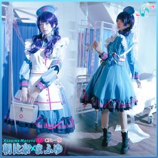 画像3: プロジェクトセカイ カラフルステージ！ feat. 初音ミク　猫耳おばけの案内人　てりぶる★なーすさん　朝比奈まふゆ　コスプレ衣装 (3)