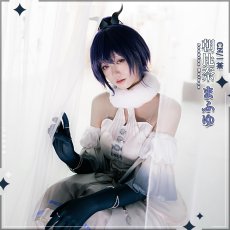 画像1: 「一部在庫」プロジェクトセカイ　カラフルステージ！　feat.初音ミク　静寂のキッチン　朝比奈まふゆ　bombyx　mori　コスプレ衣装 (1)