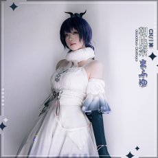 画像3: 「一部在庫」プロジェクトセカイ　カラフルステージ！　feat.初音ミク　静寂のキッチン　朝比奈まふゆ　bombyx　mori　コスプレ衣装 (3)