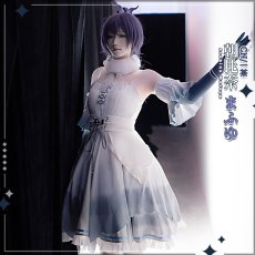 画像8: 「一部在庫」プロジェクトセカイ　カラフルステージ！　feat.初音ミク　静寂のキッチン　朝比奈まふゆ　bombyx　mori　コスプレ衣装 (8)