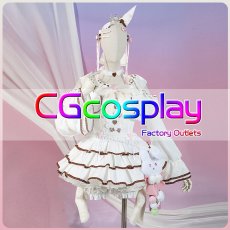 画像1: ウマ娘プリティーダービー 　ウマ娘　溶けない砂糖菓子　アストンマーチャン　コスプレ衣装 (1)