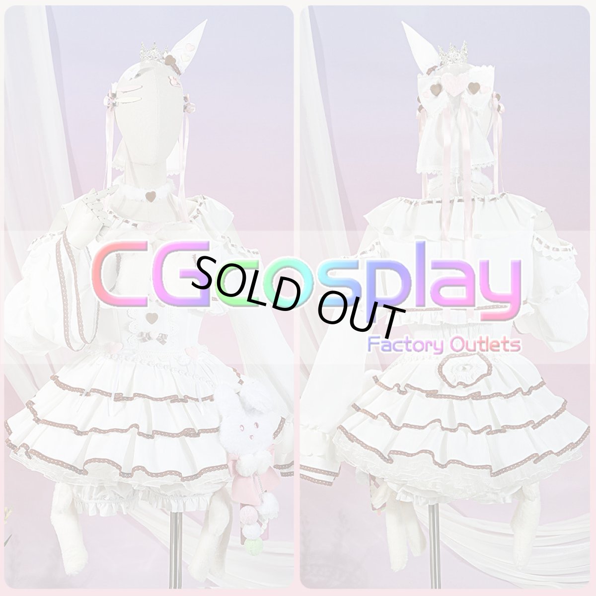 画像8: 「一部在庫」ウマ娘プリティーダービー 　ウマ娘　溶けない砂糖菓子　アストンマーチャン　コスプレ衣装 (8)