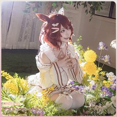 画像4: 「一部在庫」ウマ娘プリティーダービー 　ウマ娘　溶けない砂糖菓子　アストンマーチャン　コスプレ衣装 (4)