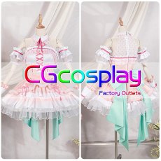 画像1: 「一部在庫」BanG Dream!（バンドリ！）　Pastel＊Palettes　10周年記念衣装　丸山彩　コスプレ衣装 (1)
