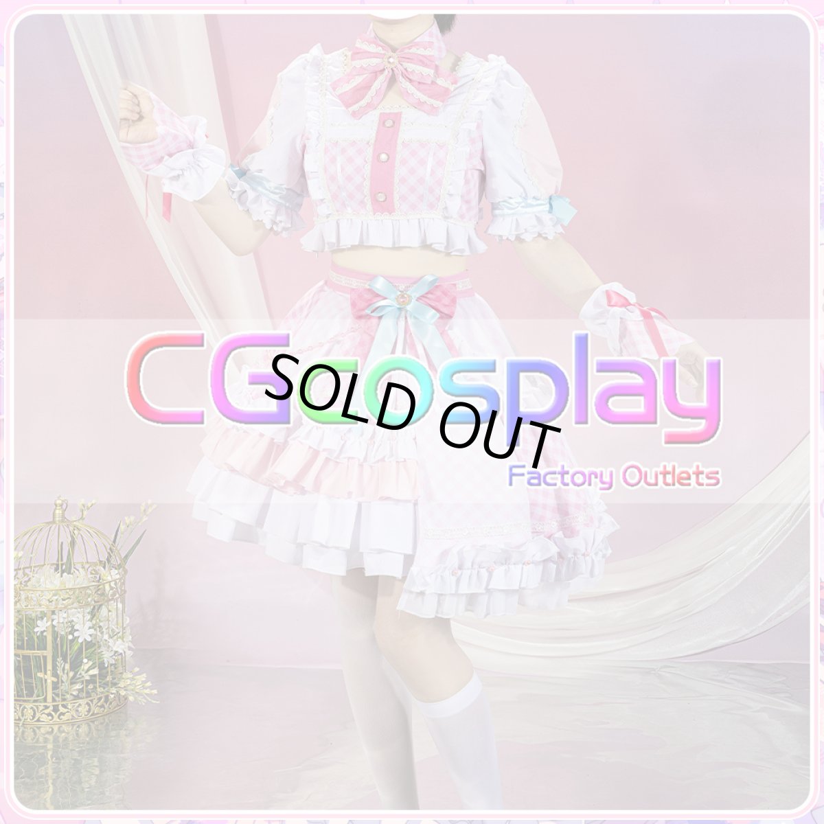画像9: タイムセール25％off!!　「一部在庫」Pastel＊Palettes　一緒に描く物語　丸山彩　コスプレ衣装 (9)