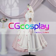 画像12: BanG　Dream!（バンドリ！）　Pastel＊Palettes　幸せフォトウェディング　丸山彩　コスプレ衣装 (12)