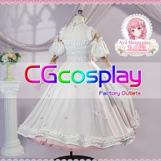 画像9: BanG　Dream!（バンドリ！）　Pastel＊Palettes　幸せフォトウェディング　丸山彩　コスプレ衣装 (9)