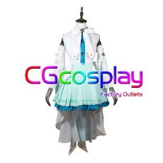 画像2: プロジェクトセカイ カラフルステージ！ feat. 初音ミク　劇場版　壊れたセカイと歌えないミク　初音ミク　コスプレ衣装 (2)