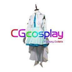 画像3: プロジェクトセカイ カラフルステージ！ feat. 初音ミク　劇場版　壊れたセカイと歌えないミク　初音ミク　コスプレ衣装 (3)