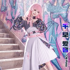 画像4: タイムセール25％off（4.1-4.12）　BanG　Dream!（バンドリ！）　Poppin'Party×MyGO!!!!!　合同ライブ衣装　千早愛音　コスプレ衣装 (4)