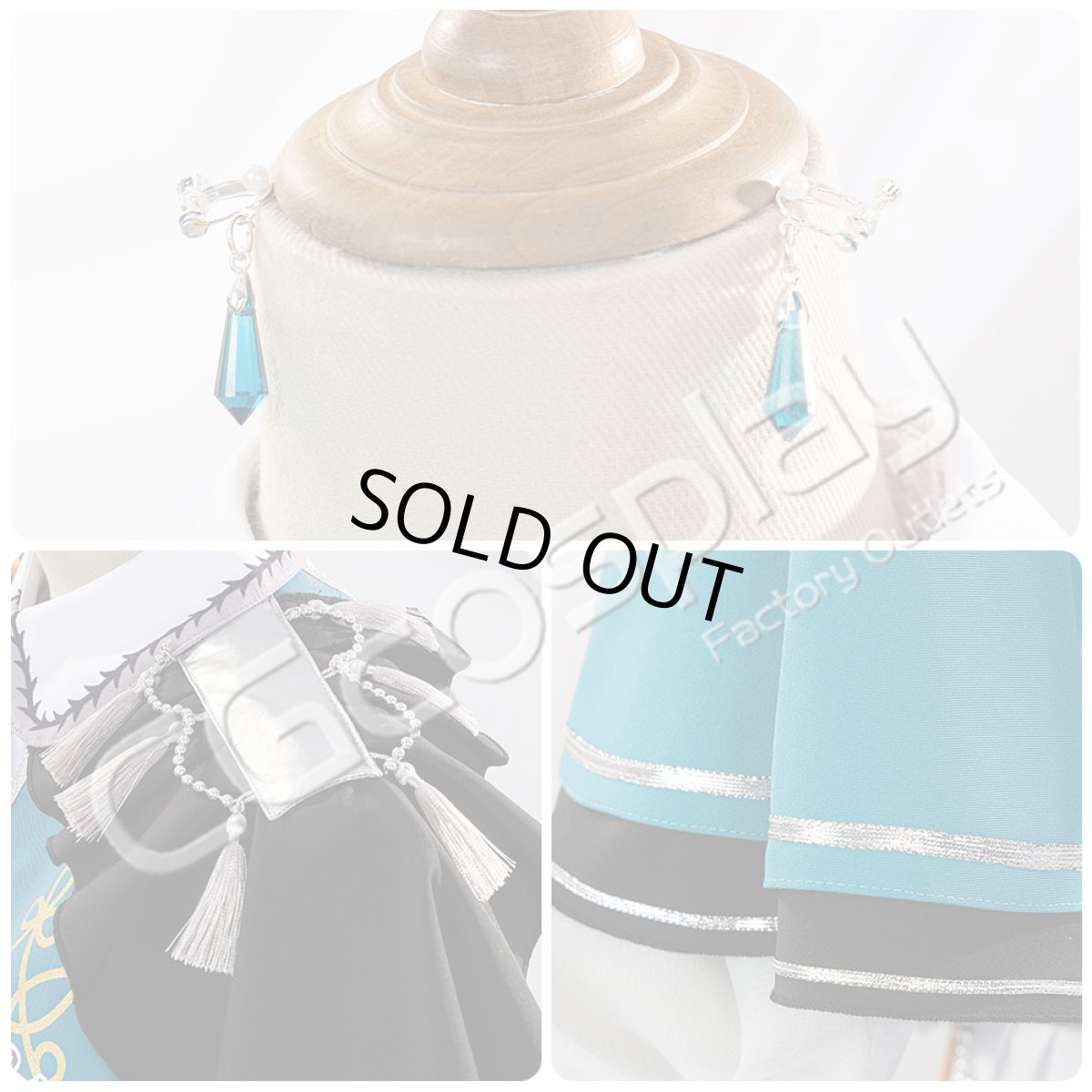 画像6: 「一部在庫」BanG Dream!（バンドリ！）　Pastel＊Palettes　譲れない信念　若宮イヴ　コスプレ衣装 (6)