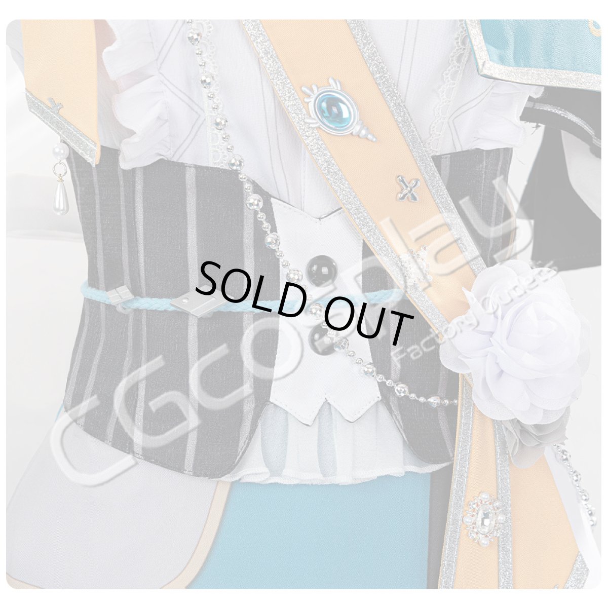 画像9: 「一部在庫」BanG Dream!（バンドリ！）　Pastel＊Palettes　譲れない信念　若宮イヴ　コスプレ衣装 (9)