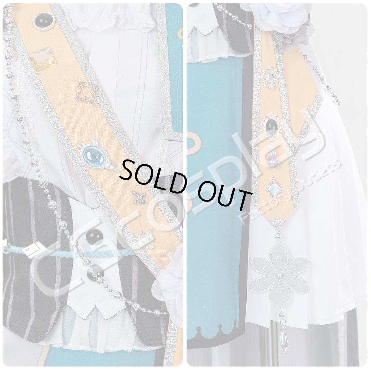 画像11: 「一部在庫」BanG Dream!（バンドリ！）　Pastel＊Palettes　譲れない信念　若宮イヴ　コスプレ衣装 (11)