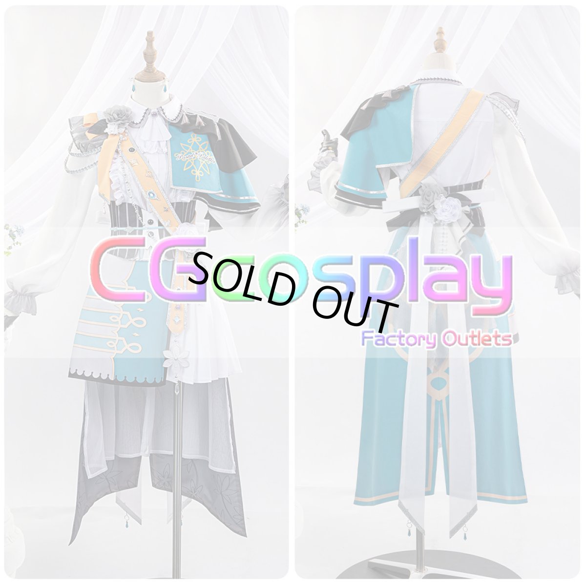 画像1: 「一部在庫」BanG Dream!（バンドリ！）　Pastel＊Palettes　譲れない信念　若宮イヴ　コスプレ衣装 (1)