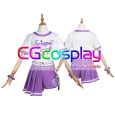 画像1: 新作予約　バーチャルYouTuber　Vtuber　ホロナツパラダイス　REGLOSS　夏装　儒烏風亭らでん　轟はじめ　音乃瀬奏　一条莉々華　火威青　コスプレ衣装（開発決定）（轟はじめのみのサンプル衣装制作完了） (1)