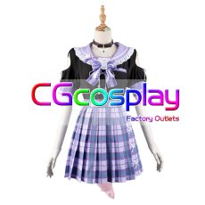画像9: 「一部在庫」バーチャルYouTuber　Vtuber　博衣こより　白＆黒制服　全セット 　尻尾追加可　コスプレ衣装  セーターコート追加可 (9)