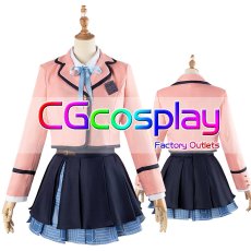 画像2: 学園アイドルマスター　学マス　初星学園 　花海咲季　 姫崎莉波　葛城リーリヤ　紫雲清夏　秦谷美鈴　花海佑芽　倉本千奈　十王星南　月村手毬　藤田ことね　コスプレ衣装 (2)
